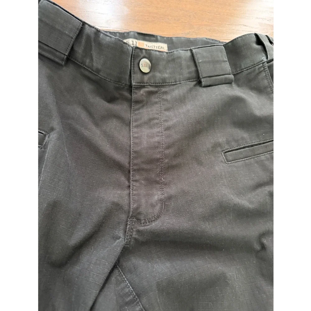 5.11 Tactical Stryke Cargo Pants Mens 34x32 Black Ripstop Flex-Tac 74369